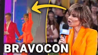 RHOBH Star Lisa Rinna FLIPS OFF Fans After Getting Booed at BravoCon!