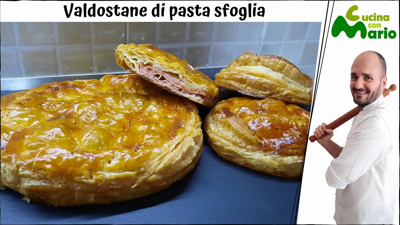 Valdostane di pasta sfoglia