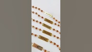 Rudraksha Name#rakhi #rakshabandhan #shorts #short #shortvideo #handmade #like #love #smallbusiness