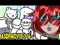 THESE ARE SO HILARIOUS!! | asdfmovie 1-16 Vtuber Reaction
