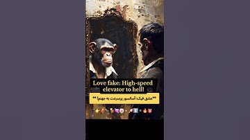 Love fake: High-speed elevator to hell! 🛗 🐵🐒🦧💘🤡 ➕️ 🚀⬇️ 🟰 🔥👹 #انگیزشی  #shorts  #motivationalvideo