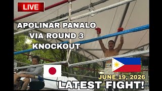 LATEST FIGHT! June 19, 2026 l Apolinar panalo via knockout sa Japan