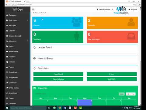 School Management System In PHP