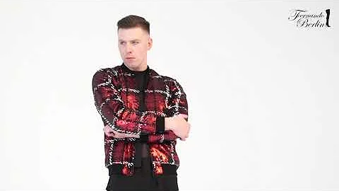 Club style with black leather thigh-high high heel boots for men (Model 317)