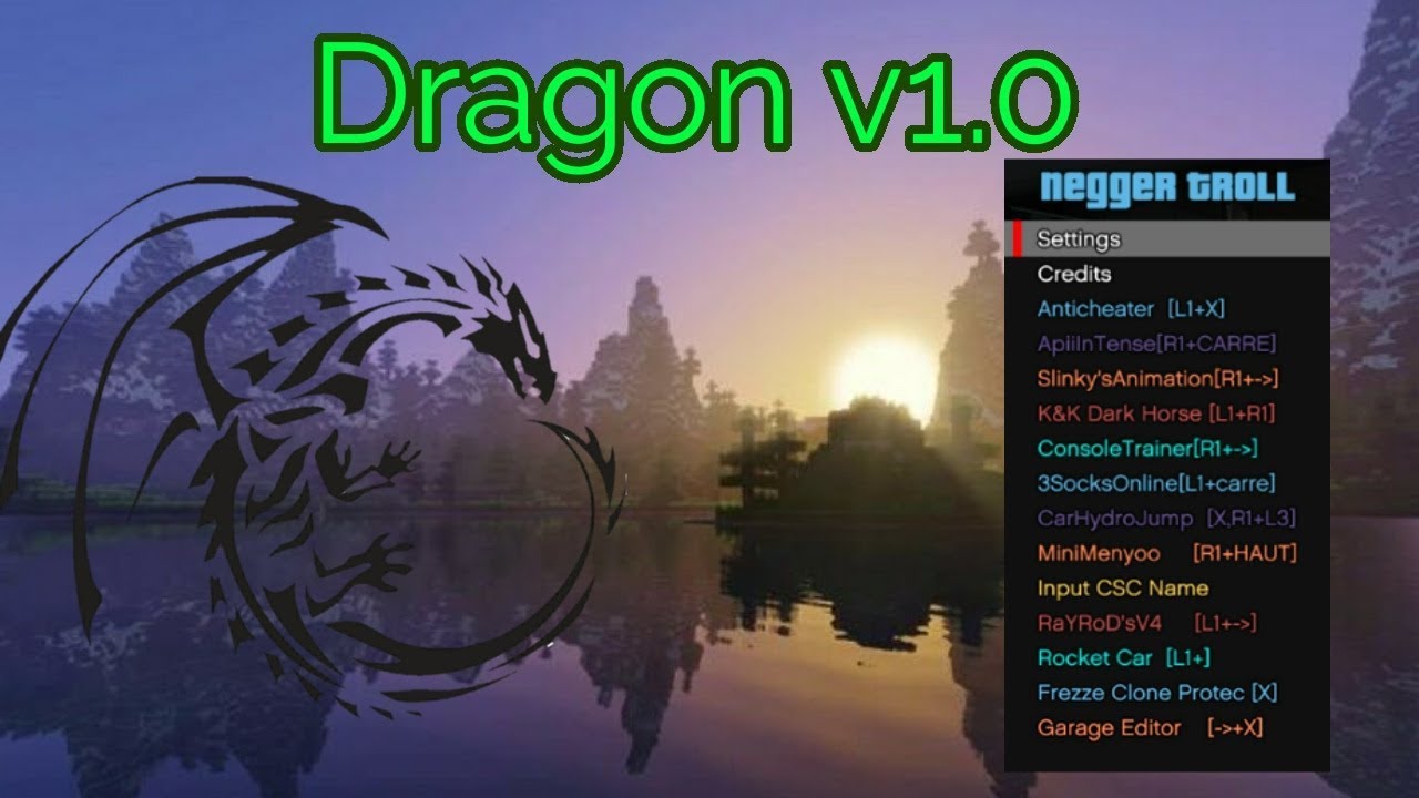New Minecraft PE Dragon V1.0 Mod Menu