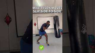 MIKE TYSON MOVES SLIP SIDE TO SIDE