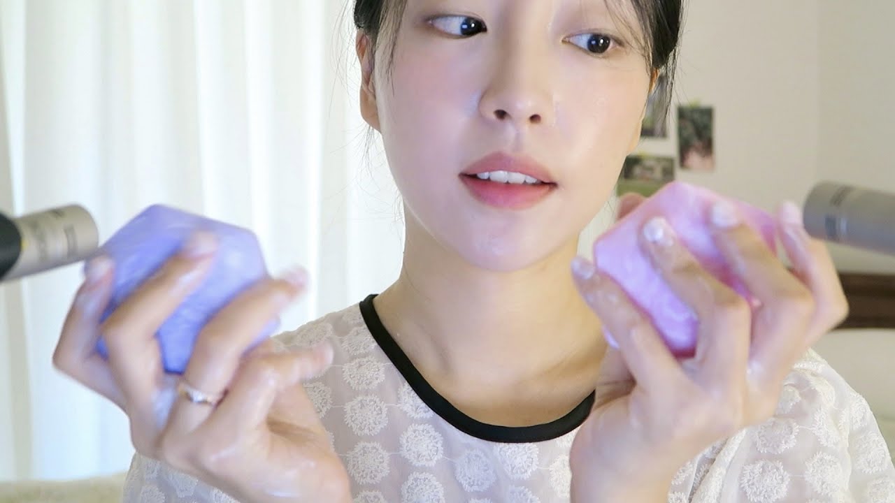 ASMR 더우니까 비누소리 🫧 (비누탭핑, 비누 긁기, 거품소리)Soap asmr