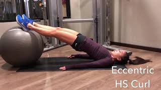 Eccentric HS Curl Progression
