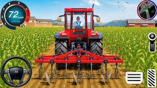 Real Tractor Farming Simulator - Indian Harvester Tractor Driving 2025 - Android Gameplay screenshot 2