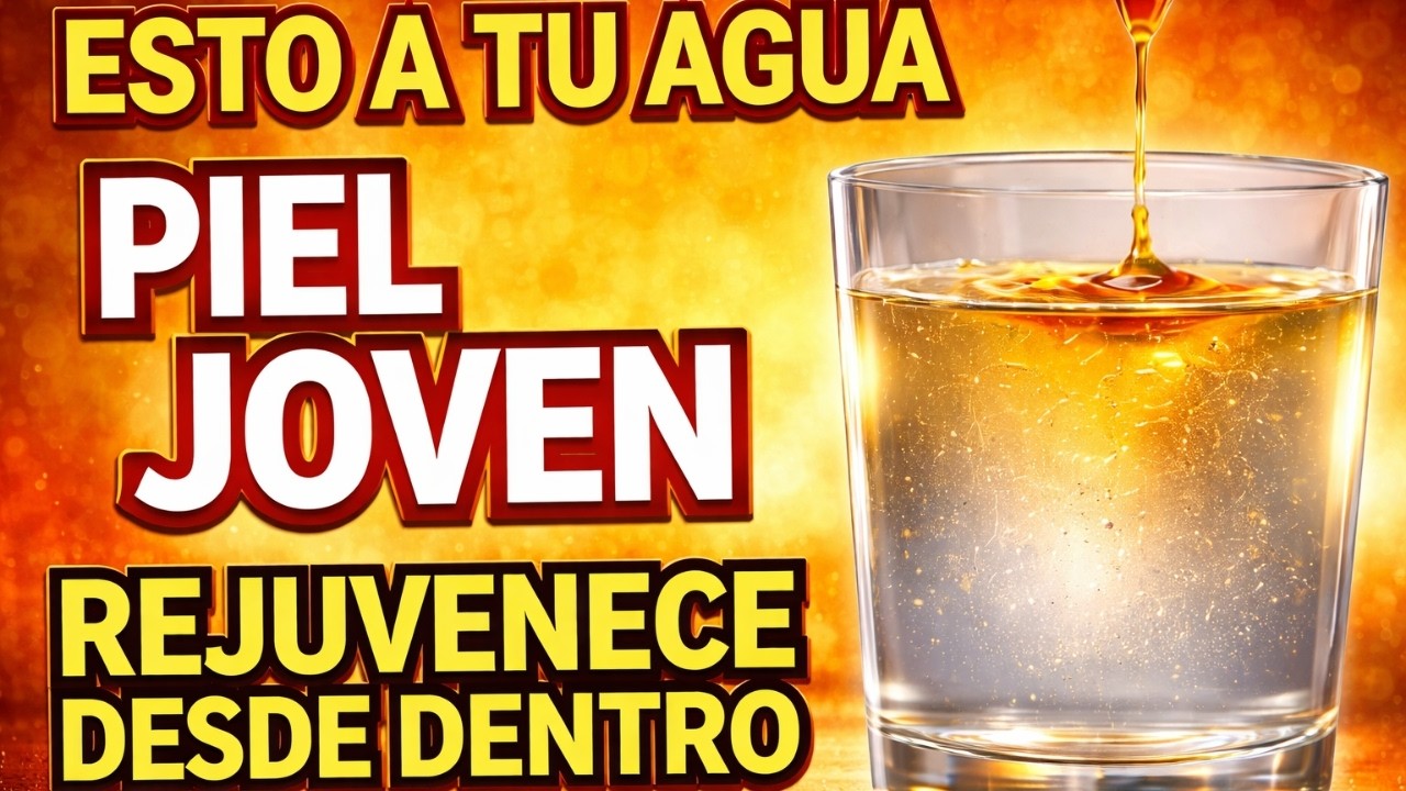 Deja de Beber Solo Agua: Haz Esto para Activar tu COLÁGENO y Borrar Arrugas después de los 50