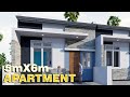 4 Door Apartment w/ Loft 5x6m PLAN Walk Through House tour