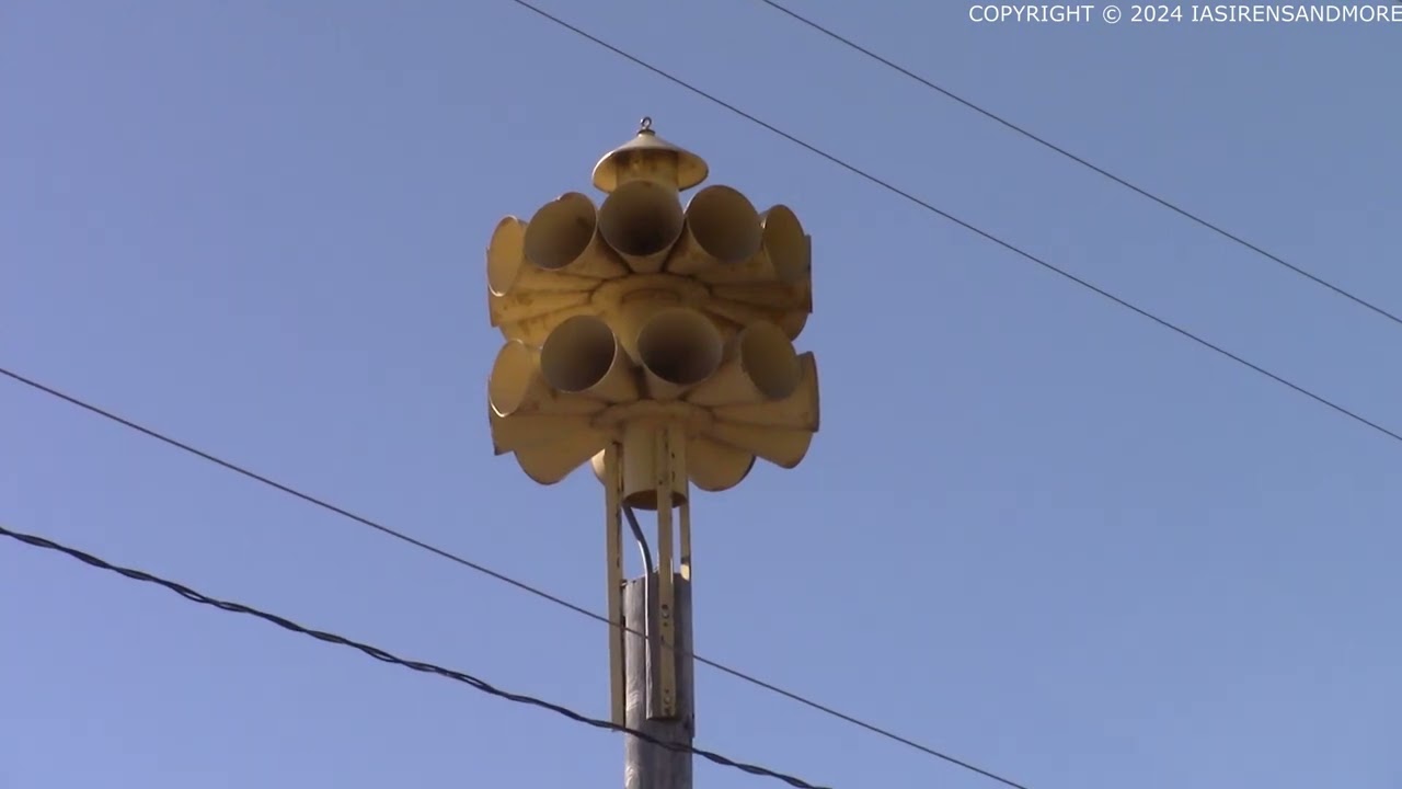 FS 2T22 Siren Test -- 2/17/24 -- Attack -- McCallsburg, IA