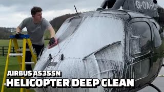 Helicopter Deep Clean - Airbus H125 Squirrel - Auto Detailing