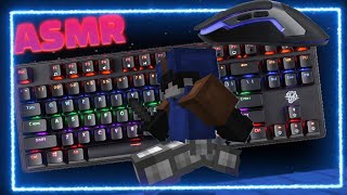 Chill Keyboard+Mouse ASMR (handcam) | Pika Network Bedwars