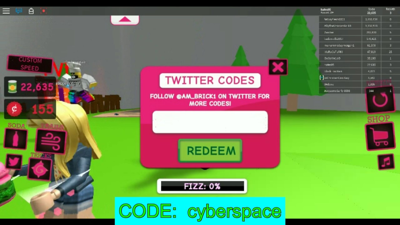 CODEs UPDATE Candy Soda Drinking Simulator YouTube