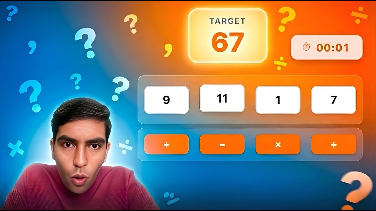 Смогу ли я обыграть свою математическую игру: Цель 67?