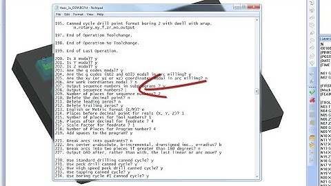 Easy to Edit Post Processors - BobCAD-CAM Quick Tip