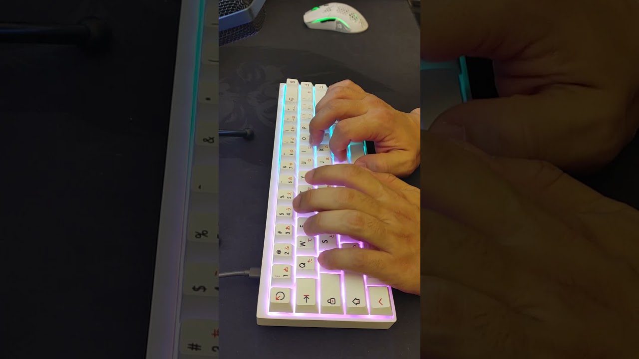 Sound Test Durgod Hades 68 Lubed Gateron Black switches Kon Momo clones 