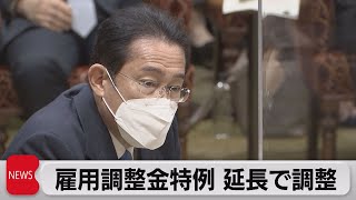 コロナの雇用調整助成金特例措置 延長で調整　岸田総理が表明（2022年5月31日）