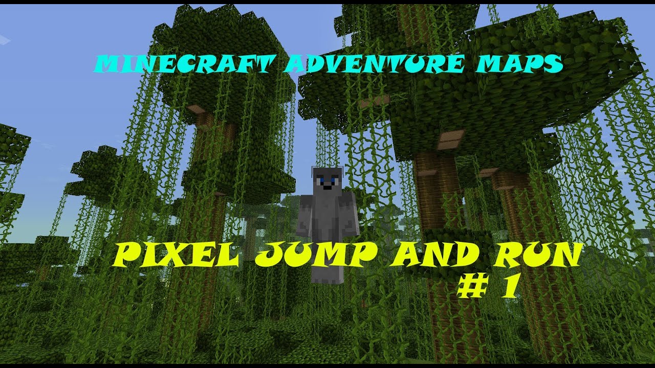 Lets Play Minecraft Adventure Maps Pixel Jump and Run #1 - YouTube