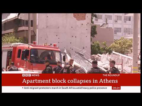 Four trapped after Athens apartment block collapses (Greece) 1/Jul/2026