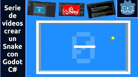 1   Godot Engine c# juego tipo Snake creando los bordes