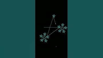 How to make a Star with branch stars using python | #shorts #turtle #pythonprogramming #python
