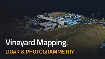 Beautiful Vineyard Scanned with YellowScan UAV LiDAR Vx20 and Photogrammetry