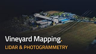 Beautiful Vineyard Scanned with YellowScan UAV LiDAR Vx20 and Photogrammetry