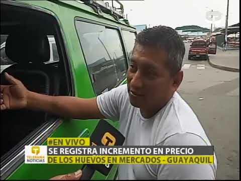 Se registra incremento en precio de los huevos en mercados - Guayaquil