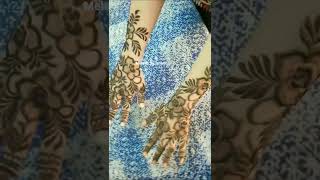floral mehndi design #floral #dubai #mehndi #shorts #youtube #henna