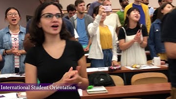 K-State Fight Song by Students at International Student Orientation