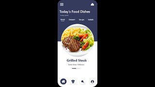 creative food app UI design #ui #uidesign #appdesign #app #food #ideas #design #creative #adobe screenshot 5