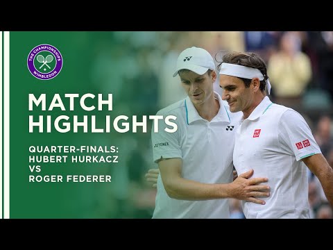 Hubert Hurkacz vs Roger Federer | Quarter-Final Highlights | Wimbledon 2021