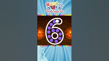 Numberblocks 6 Number Magic Run - Meet the Number Six in Caves! | CBeebies Go Explore Game