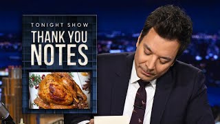 Thank You Notes Gravy Boats, Thanksgiving Flights The Tonight Show Starring Jimmy Fallon
