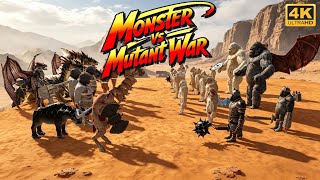 KING MONSTER ASSAULT VS MUTANT ARMY! GREATEST WAR EVER! TOTAL DESTRUCTION!