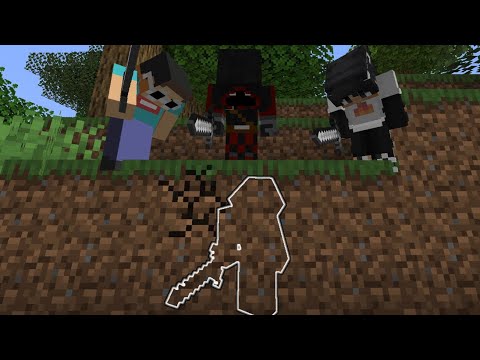 Minecraft Survivor VS 3 Hitmen…