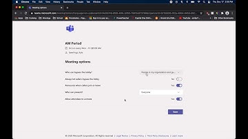 Microsoft Teams Part 2 - How to Create Secure Teams Meetings