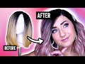 I Box Dyed My $75 Remy Lace Front Wig! Purple Hair Transformation