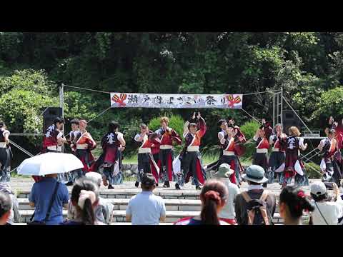 『香川大学よさこい連風華』第１回瀬戸内よさこい祭りモニュメント広場