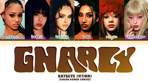 KATSEYE (캣츠아이) 'Gnarly' Lyrics (Color Coded Lyrics)
