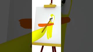 POCOYÓ en ESPAÑOL - Pato pinta su retrato! [1 min] CARICATURAS y DIBUJOS ANIMADOS para niños