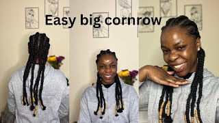 HOW TO: SIX SIMPLE AND EASY BRAIDS USING BRAZILLIAN WOOL || BIG CORNCROWS WITH BRAZILLIAN WOOL
