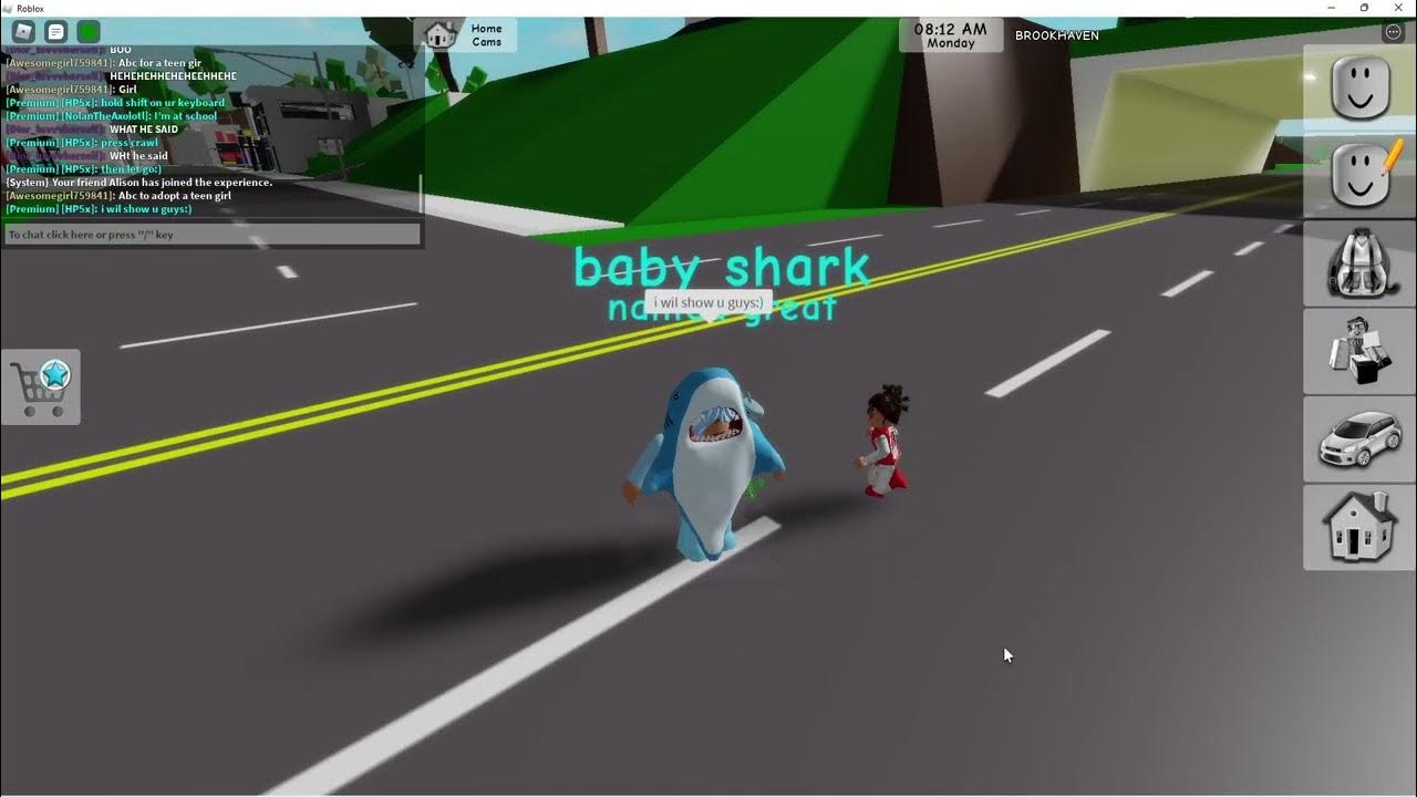 how to sprint crawl in Roblox Brookhaven. YouTube