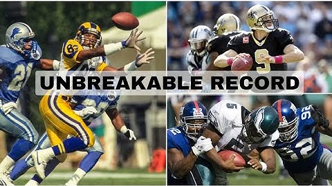 Every Unbreakable NFL Record Explained in 15 Minutes - Part 2
