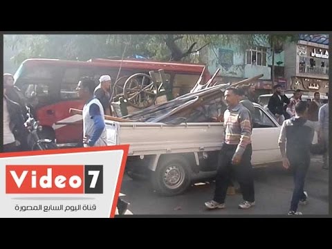 حملة مكبرة لإزالة المخالفات والأكشاك بحي إمبابة