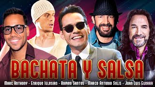 Juan Luis Guerra, Marc Anthony, Enrique Iglesias, Romeo Santos Exitos  Mix Mejor Salsa y Bachata