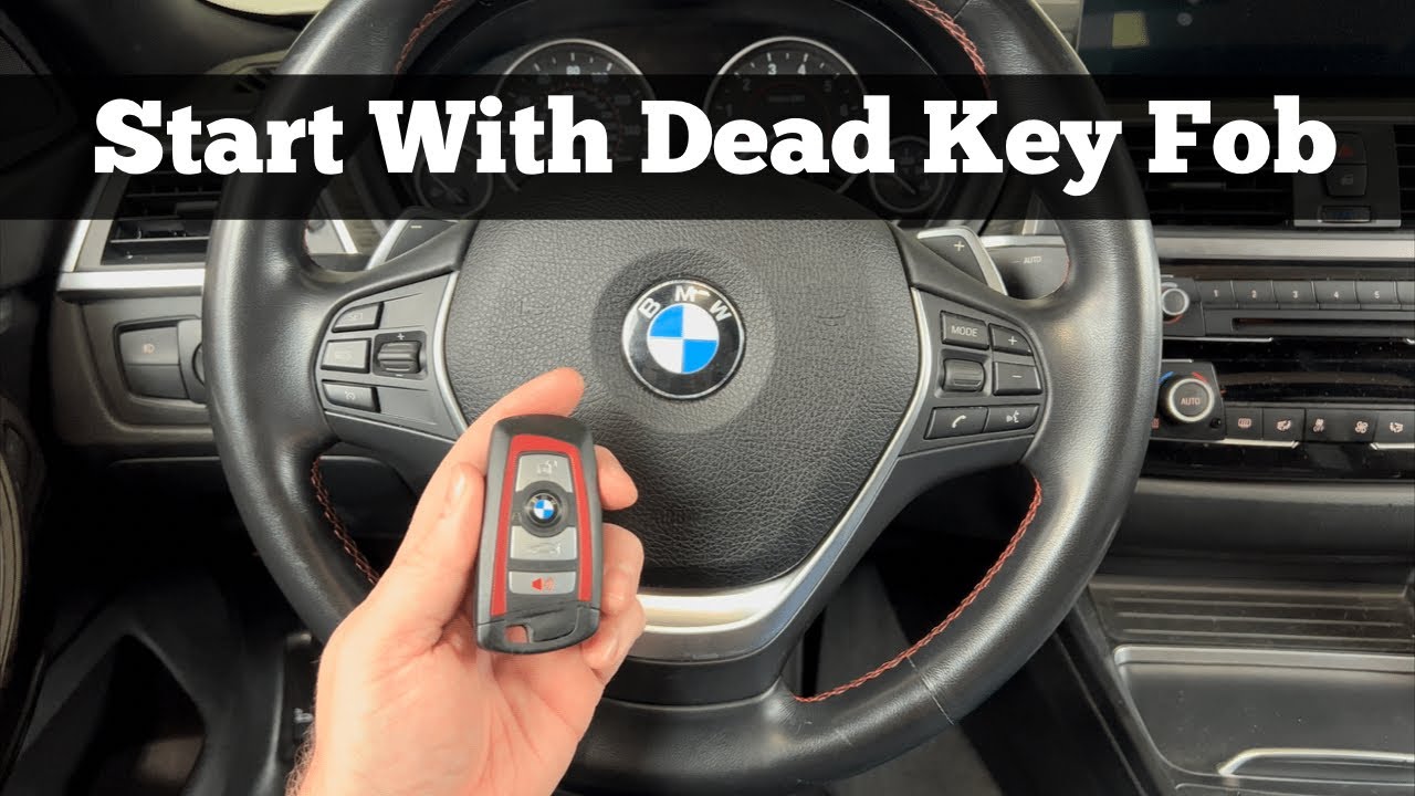 How To Start 2014 - 2019 BMW 4 Series With Dead Key Fob - Remote