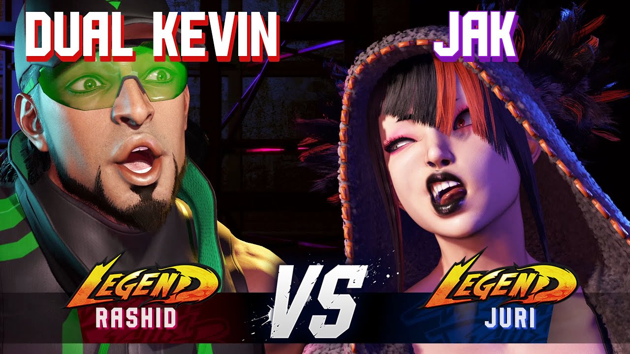 SF6 ▰ DUAL KEVIN (Rashid) vs JAK (Juri) ▰ High Level Gameplay